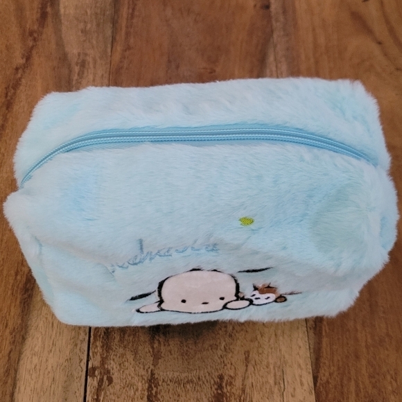 Sanrio Pochacco Baby Blue Embroidered Makeup Bag - Picture 13 of 16
